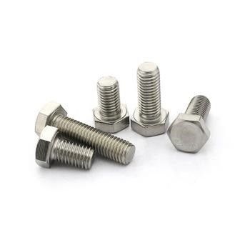 Boulons et écrous hexagonais en acier inoxydable 304 de haute précision pour applications à haute température