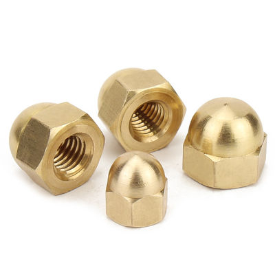 Acier au carbone tête de bille en acier noir zinc plaqué noix de capuchon de cuivre pour les applications lourdes