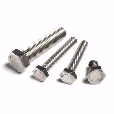 Finition simple en acier inoxydable boulons de tête hexagonale écrous lave-linge avec des options personnalisables