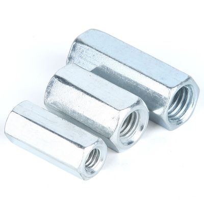 201/304 Noix de joint à vis cylindrique en acier inoxydable standard avec finition zincée