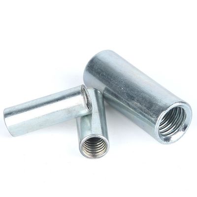 201/304 Noix de joint à vis cylindrique en acier inoxydable standard avec finition zincée
