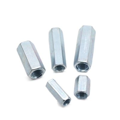201/304 Noix de joint à vis cylindrique en acier inoxydable standard avec finition zincée
