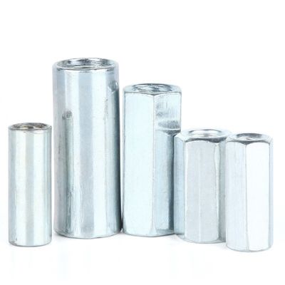 201/304 Noix de joint à vis cylindrique en acier inoxydable standard avec finition zincée