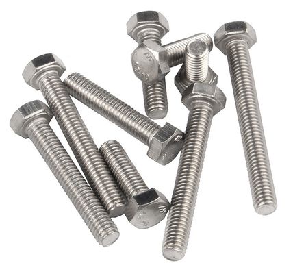 Zn HDG DIN933 931 Boulons et écrous hexagonais M2-M100 avec une excellente résistance à la corrosion