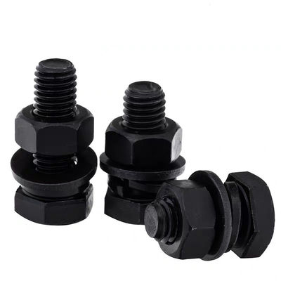 Zn HDG DIN933 931 Boulons et écrous hexagonais M2-M100 avec une excellente résistance à la corrosion