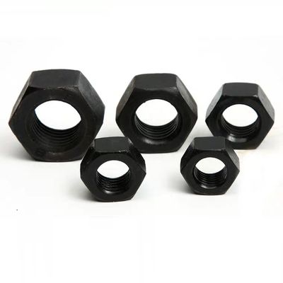 Noix hexagonale de soudure noircie oxydée de qualité 8.8 pour système de mesure métrique