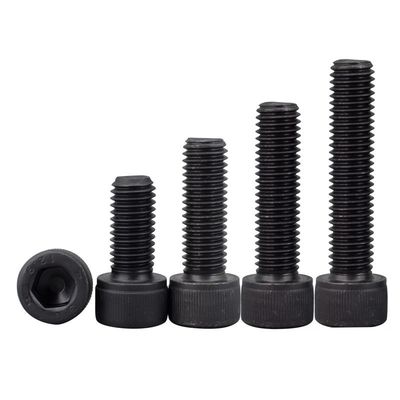 Acier noir DIN 912 12.9 Hex Allen Boulure à clef M8 M25 Grade 12.9 Certificat ISO9001