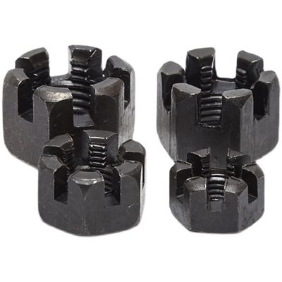 8.8/10.9/12.9 Ect Grade Metric Slotted Nut DIN935 pour le système de résistance et de mesure