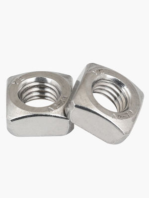 Métrique M3-M12 304 en acier inoxydable Noix de soudage à quatre coins DIN928 Fermeture de soudage à pas de haute résistance