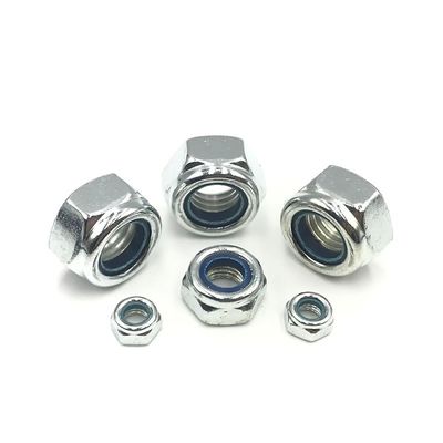 Fermeture en acier hexagonale en acier zinc plaqué de qualité 12.9 Boulon et écrous Fermeture d'écrous DIN 980