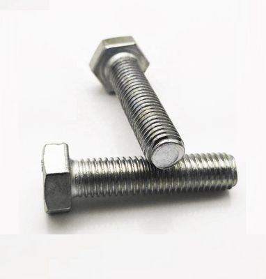9mm zinc-plaqué acier inoxydable hex noix et boulon Zinc finition pour la polyvalence
