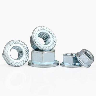 304 acier inoxydable hexagone Spline Flange Noix DIN6923 clôture de nylon bâtiment essentiel