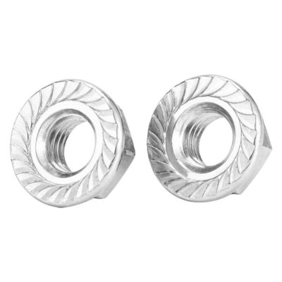 304 acier inoxydable hexagone Spline Flange Noix DIN6923 clôture de nylon bâtiment essentiel
