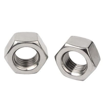 Industrie automobile Galvanisés blanc bleu zinc plaqué écrousse hexagonale DIN934 Boulons et écrous