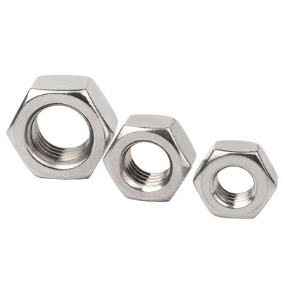 Industrie automobile Galvanisés blanc bleu zinc plaqué écrousse hexagonale DIN934 Boulons et écrous