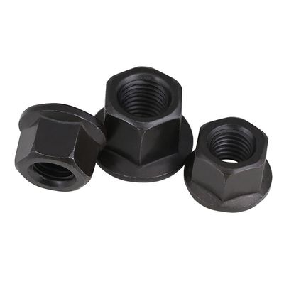 M10-M30 Noix d'épaississement de brides hexadécimales avec plaque de support Noix de zinc certifiée ISO9001