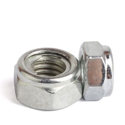 Noix Insert métallique DIN980 M8 M10 M12 M16 Noix de verrouillage hexagonale en acier inoxydable ASTM Boulons et noix