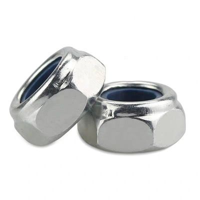 Noix Insert métallique DIN980 M8 M10 M12 M16 Noix de verrouillage hexagonale en acier inoxydable ASTM Boulons et noix