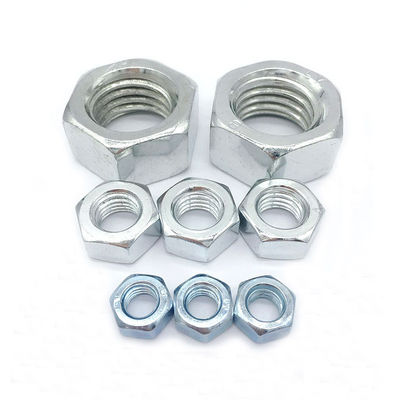 M10 DIN 934 Noix hexagénaires enduites de zinc finition M6-M36 Classe 4.8 8.8 10.9 12.9 pour les bâtiments
