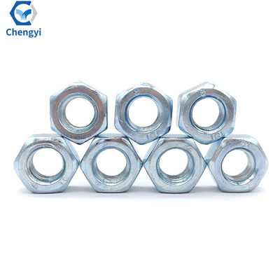 M10 DIN 934 Noix hexagénaires enduites de zinc finition M6-M36 Classe 4.8 8.8 10.9 12.9 pour les bâtiments