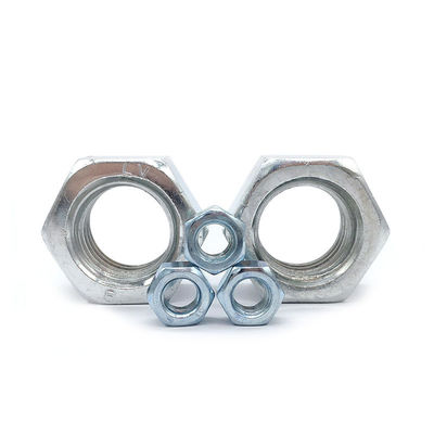 M10 DIN 934 Noix hexagénaires enduites de zinc finition M6-M36 Classe 4.8 8.8 10.9 12.9 pour les bâtiments