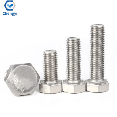 Assemblé boulons hexagonales et écrous SS304 en acier inoxydable DIN931