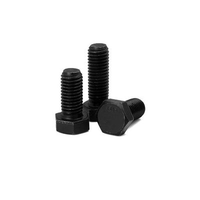 Fer à hexagone en acier au carbone à haute résistance DIN931 DIN933 8.8 10.9 12.9 Grade avec finition noire