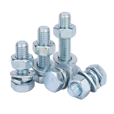 DIN 933 HDG Boulons hexagénaires à filetage complet pour la catégorie industrielle 4.8/8.8/10.9/12.9