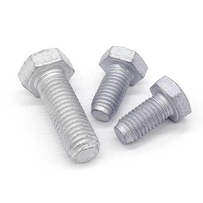 Résistance élevée HDG galvanisée à chaud DIN933 DIN931 Boulons hexagonales pour acier