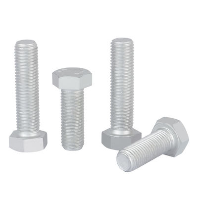 DIN931 DIN933 M6-M36 Dacromètre hexagone boulons de tête hexagonale hexagone ANSI hexagone UNC UNF