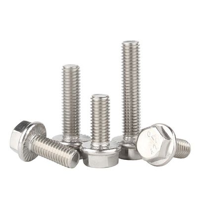 Acier inoxydable A2 70 A4 80 boulon à bride hexagonale DIN6921