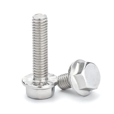 Acier inoxydable A2 70 A4 80 boulon à bride hexagonale DIN6921