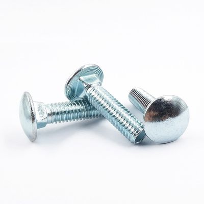 Le boulon de chariot DIN603 de Handan Fastener avec finition zincée et certification ISO9001