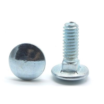 Le boulon de chariot DIN603 de Handan Fastener avec finition zincée et certification ISO9001