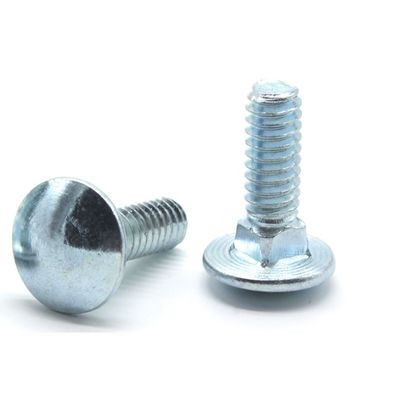 Le boulon de chariot DIN603 de Handan Fastener avec finition zincée et certification ISO9001