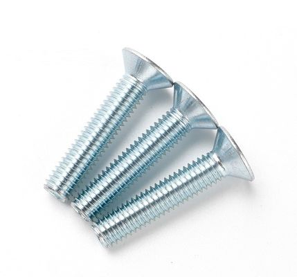 Fermeture à main directe blanche bleue en zinc plaqué DIN7991 CSK