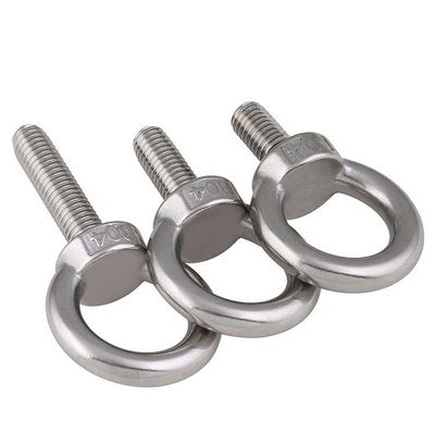 Fourniture directe personnalisée A2 70 A4 80 Triangle en acier inoxydable Ring Lifting Hook Eye Bolts