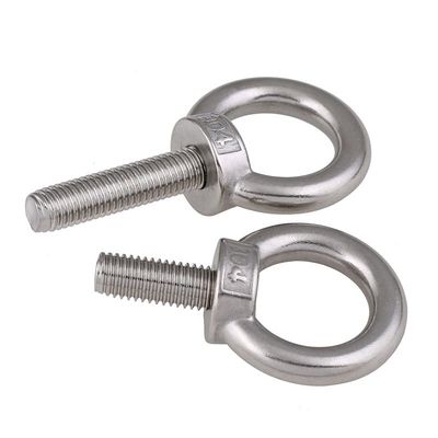 Fourniture directe personnalisée A2 70 A4 80 Triangle en acier inoxydable Ring Lifting Hook Eye Bolts