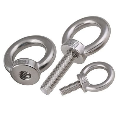 Fourniture directe personnalisée A2 70 A4 80 Triangle en acier inoxydable Ring Lifting Hook Eye Bolts