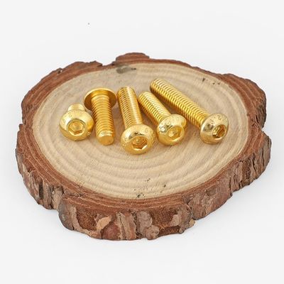M5-M100 cuivre en laiton ISO7380 bouton hexagonale de prise de tête de sécurité bouchon de vis boulon pour l'industrie