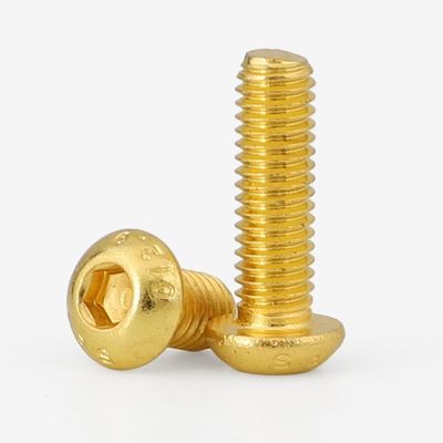 M5-M100 cuivre en laiton ISO7380 bouton hexagonale de prise de tête de sécurité bouchon de vis boulon pour l'industrie