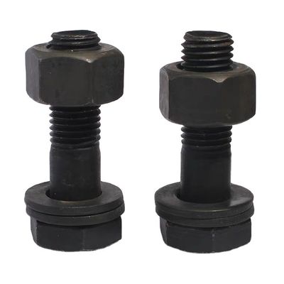 Structure en acier boulon DIN933 10.9S Oxyde noir grand hexagone pour les applications de résistance