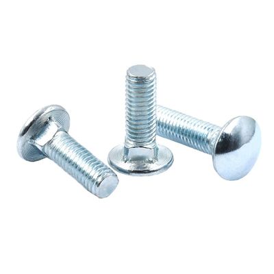 304 en acier inoxydable demi-tête ronde boulon de chariot M6-M16 DIN603 Grade 8.8 galvanisé