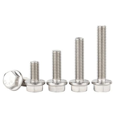 Certifié ISO9001 Grade 8.8 Fermeture de bride hexagonale galvanisée avec machine à laver les dents DIN 6921