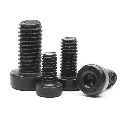 Fermeture à hexagone en acier au carbone Din912 12,9 de qualité avec tête de tasse noircitrice par oxydation
