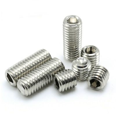Pièces non standard de précision Grade 12.9 Fin concave Hexagonale Serre serrée DIN914 Serre à machine sans tête