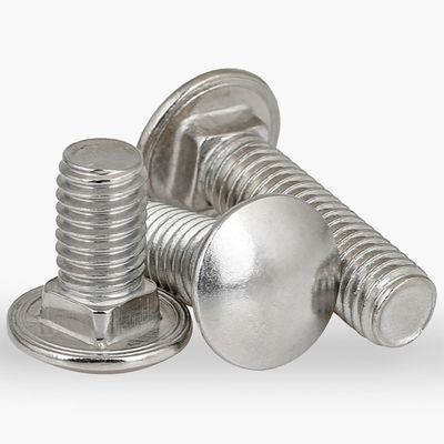 Grade d'acier 8.8 DIN603 Grand boulon à tête carrée à demi-ronde pour une capacité de charge élevée
