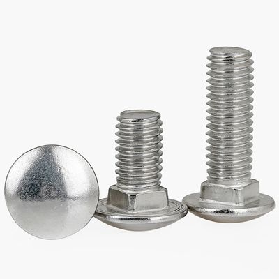 Grade d'acier 8.8 DIN603 Grand boulon à tête carrée à demi-ronde pour une capacité de charge élevée