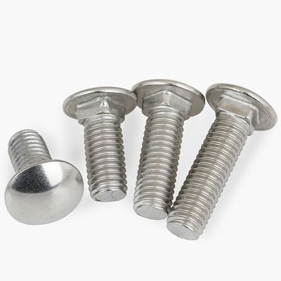 Grade d'acier 8.8 DIN603 Grand boulon à tête carrée à demi-ronde pour une capacité de charge élevée