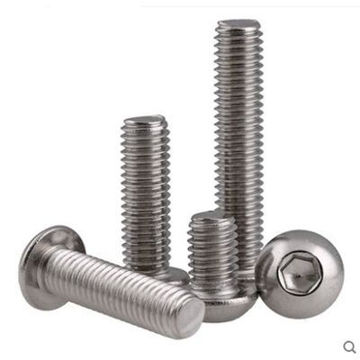304 en acier inoxydable demi-tête ronde Hexagonal Pan Head Screw avec norme DIN ANSI